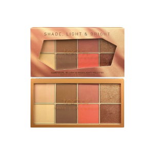 Technic Shade, Light & Bright Contour, Blush and Highlight Palette