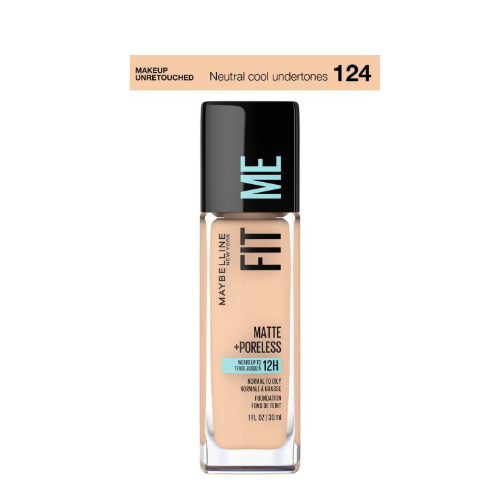 Maybelline Fit Me Matte + Poreless Foundation - 124 - USA