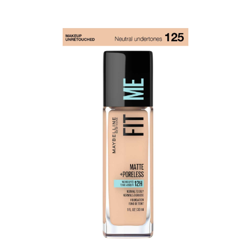 Maybelline Fit Me Matte + Poreless Foundation - 125 - USA
