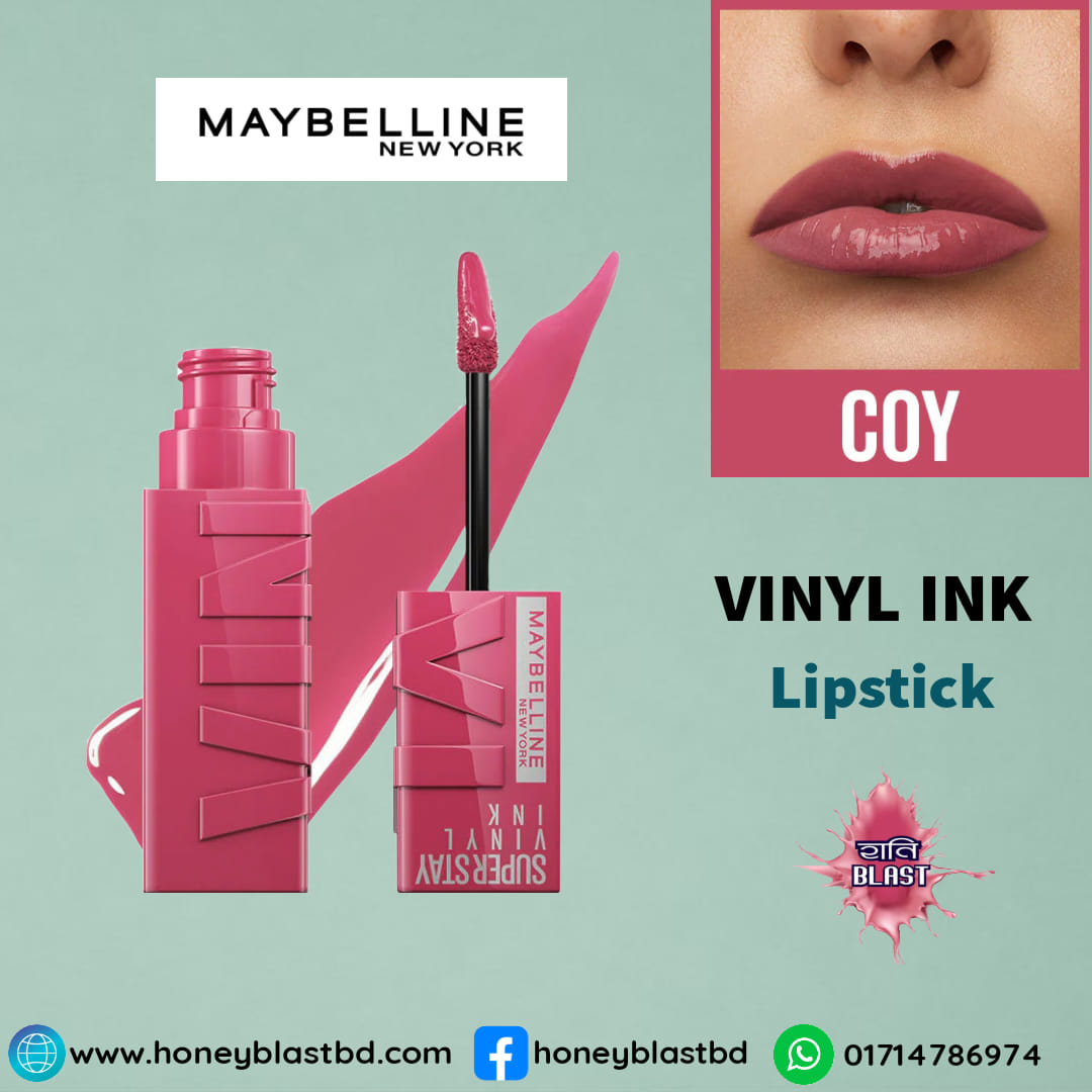 Maybelline New York Super Stay Vinyl Ink Liquid Lipstick - 20 Coy