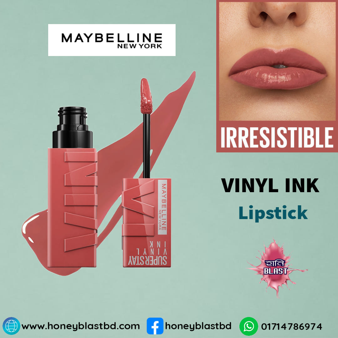 Maybelline New York Super Stay Vinyl Ink Liquid Lipstick - 62 Irresistible