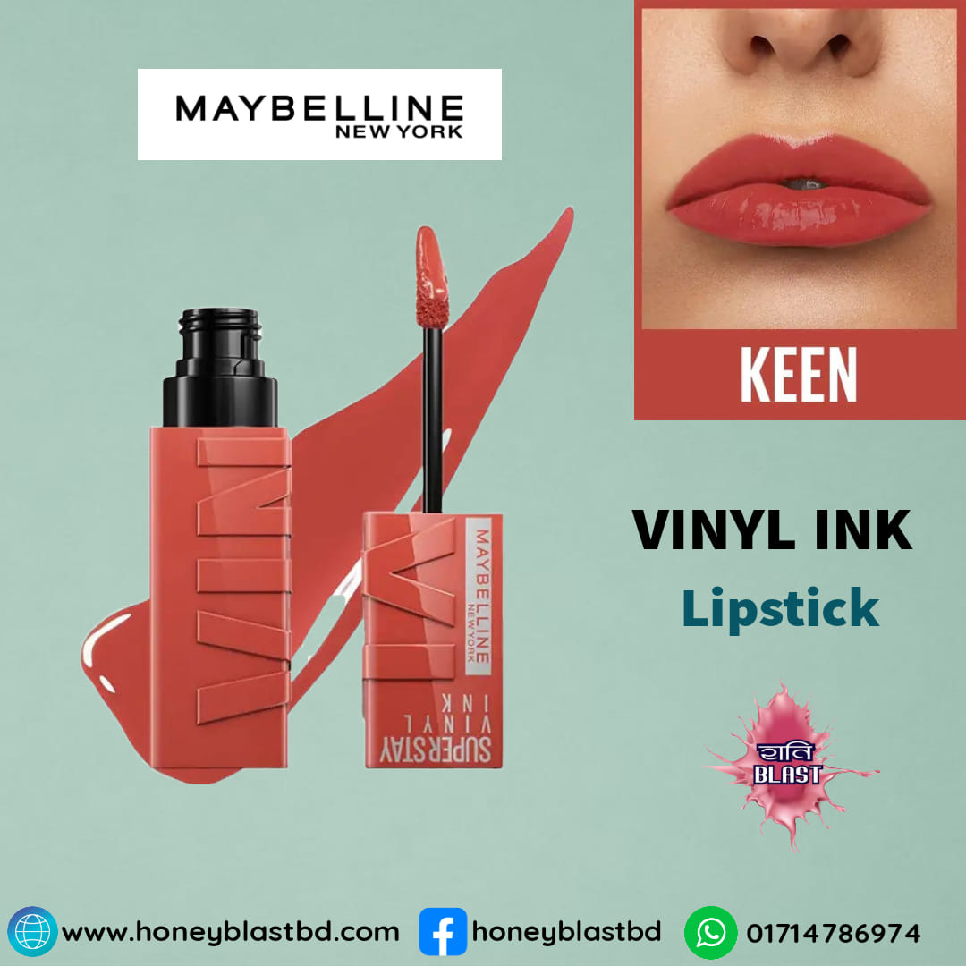 Maybelline New York Super Stay Vinyl Ink Liquid Lipstick -125 KEEN