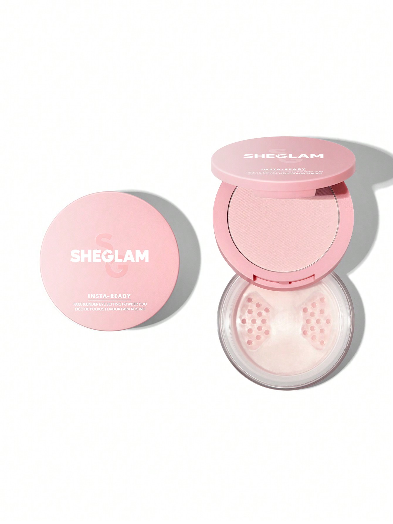 SHEGLAM Insta-Ready Face & Under Eye Setting Powder Duo-Bubblegum